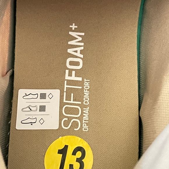 PUMA Beige Canvas White Leather Lace Up Sneakers Mid Top Mens Casual Shoes Sz 13 - Picture 9 of 10